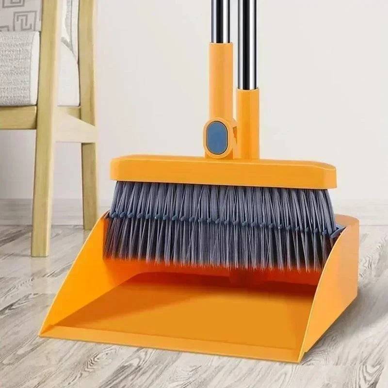 Household Broom And Dustpan Set