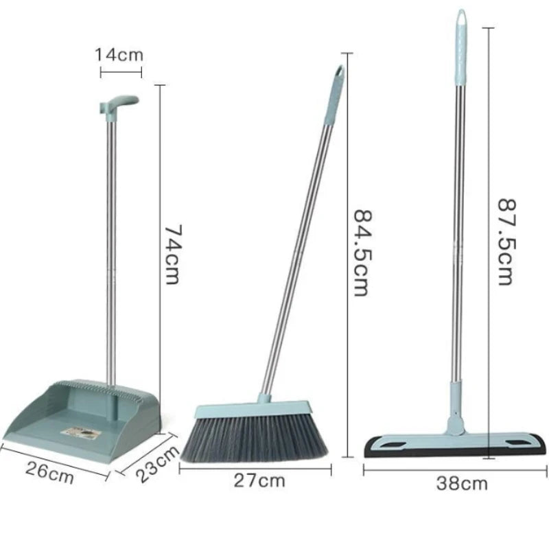 Household Broom And Dustpan Set