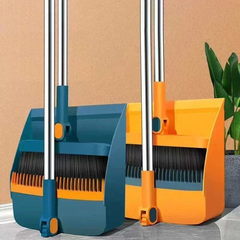 Household Broom And Dustpan Set