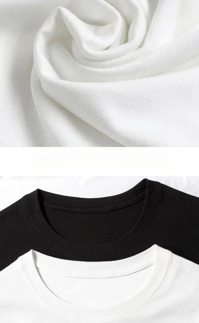 Cotton Letter Print T-Shirt