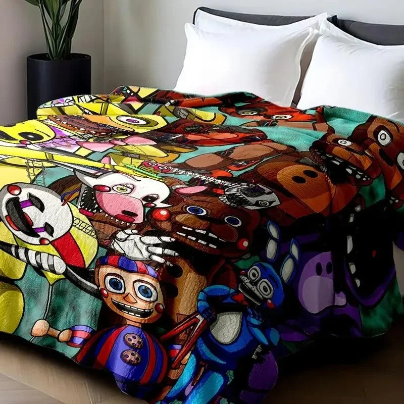 Cartoon Cotton Throw Blanket