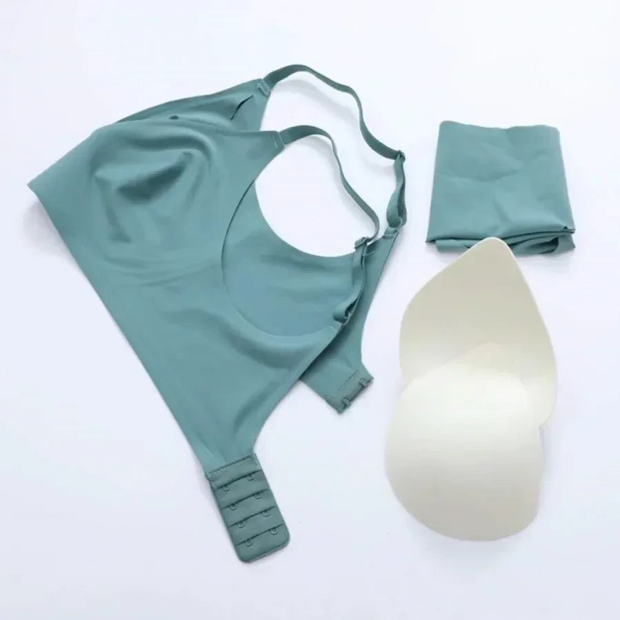 Seamless Wireless Latex Bralette