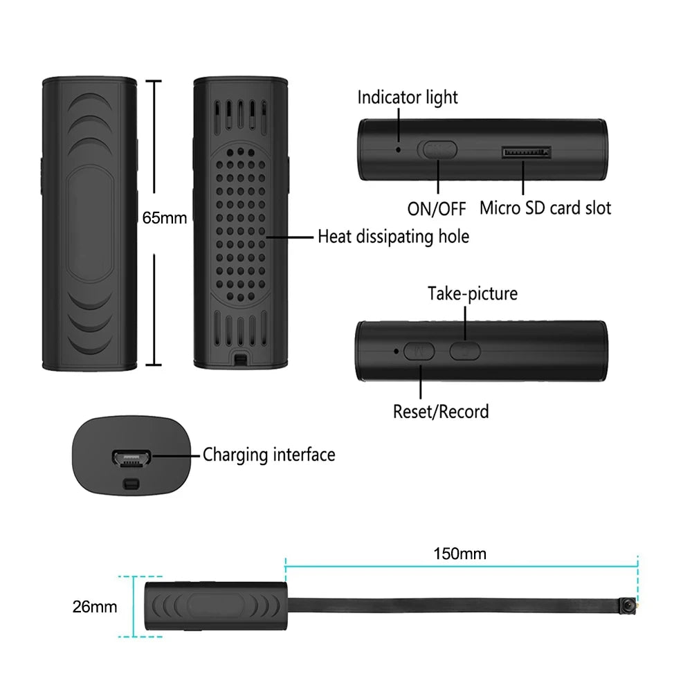 Mini Portable Remote WiFi Camera