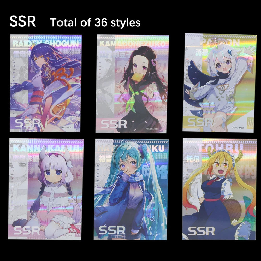 Anime Character Collection Flash Cards