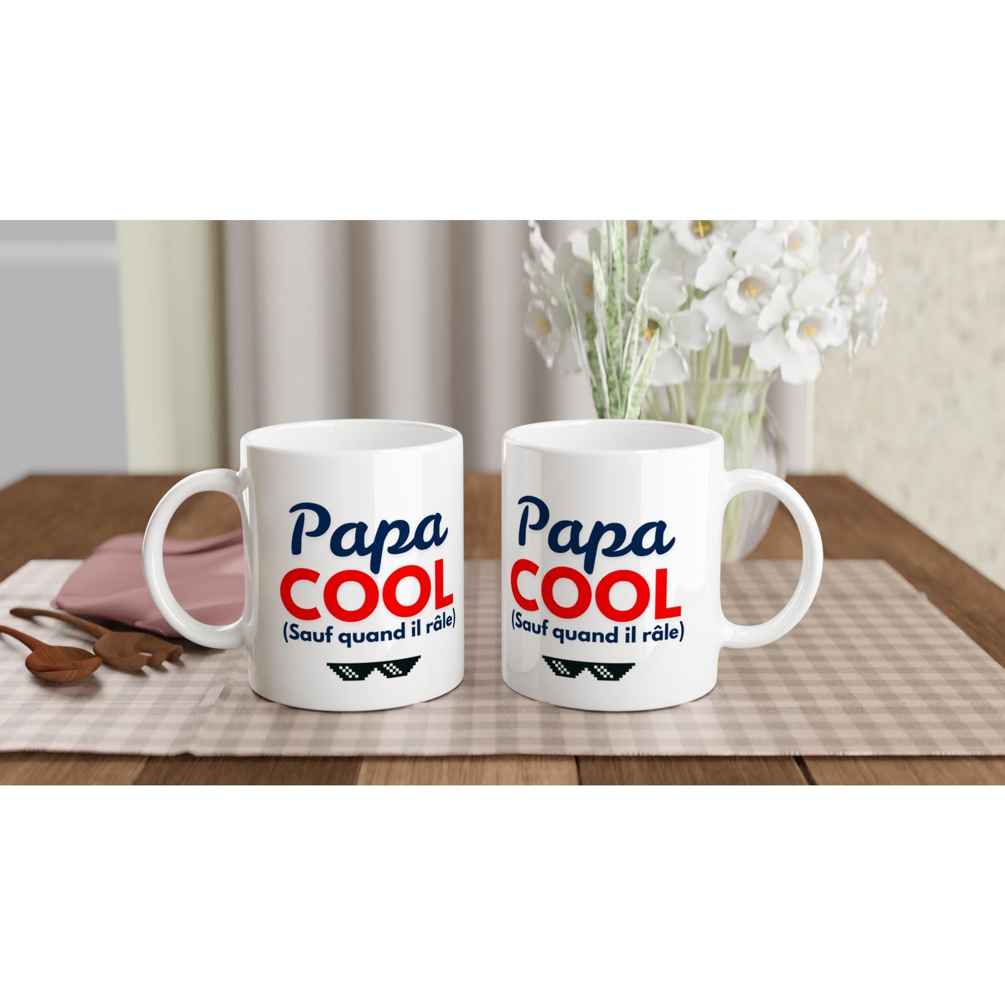 Mug en céramique - Papa Cool -  Cadeau fête des pères